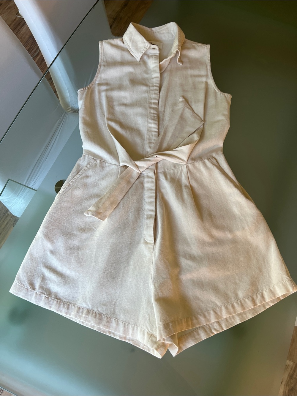 Tie Front Romper